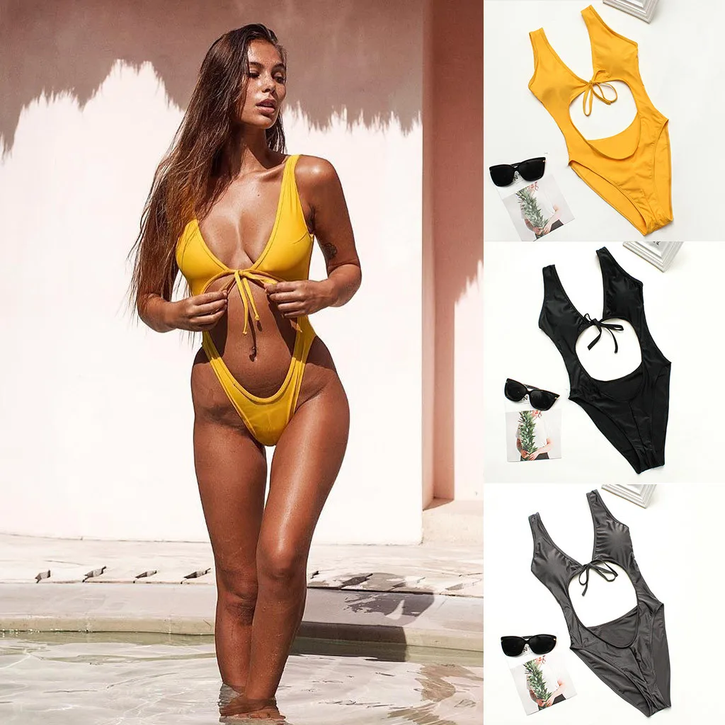 

Women's Padded Push up Swimsuits Tummy Control Bathing Suits One Piece Swimwear bathing suit women sexy bikini set 30