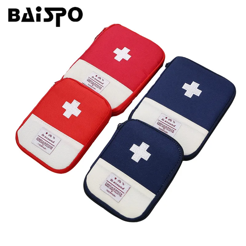 

BAISPO Medicine Small Storage Bag Travel Home Portable Multifunctional Environmental Emergency Medical Organize