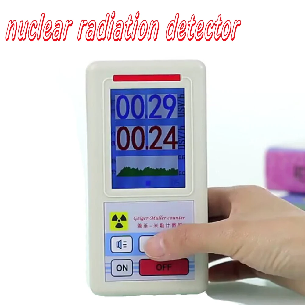 Nuclear Radiation Tester Handheld Geiger counter Detecto personal dosimeters Ore / Marble radioactivity tester Free Shipping