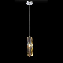 1 unids colgante de cristal light Bar comedor entrada porche luces Moderno G4 LED cromo pulido Cafe cocina accesorio Lampe