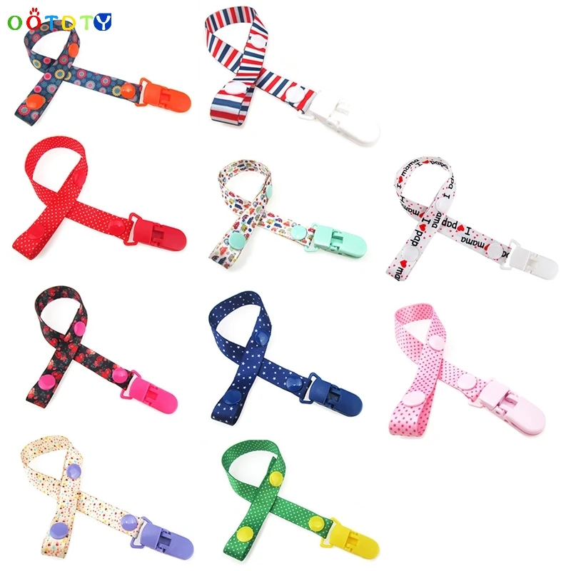 Baby Pacifier Clip Chain Ribbon Holder Soother Clips Leash Strap Nipple For Infant Feeding | Мать и ребенок