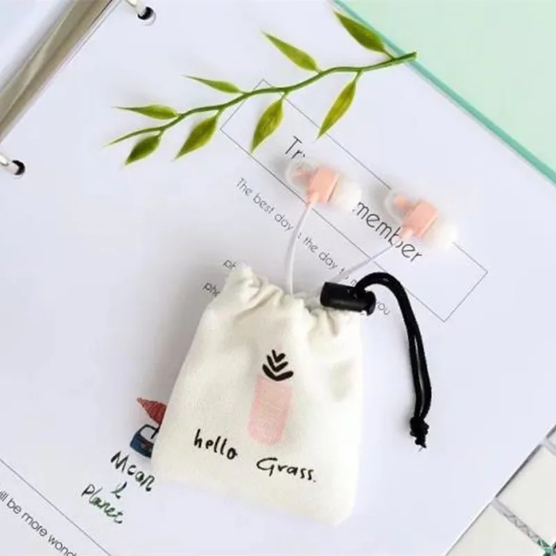 

Cute Plants Natural Stereo Earphone Earbuds in ear Ear Phones With Mic Earphone Case for iPhone Samsung Xiaomi Kids Girls Gfit