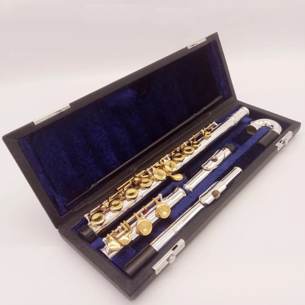 

Intermediate Student Curved Headjoint Flutes 271S Standard Straight Headjoint Curved Headjoint Children Flute 16 Holes Closed