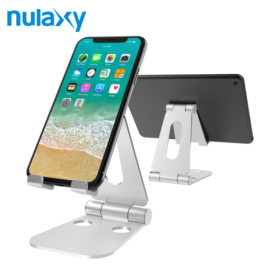 Nulaxy Портативный телефон подставка для iPhone X Алюминий Регулируемый Держатель