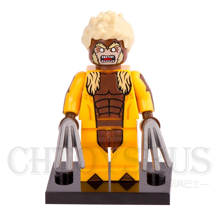 SingleSale x-men Apocalypse Sabretooth Rogue Бишоп MARVEL Супер-герои Минифигурки сборные Модели