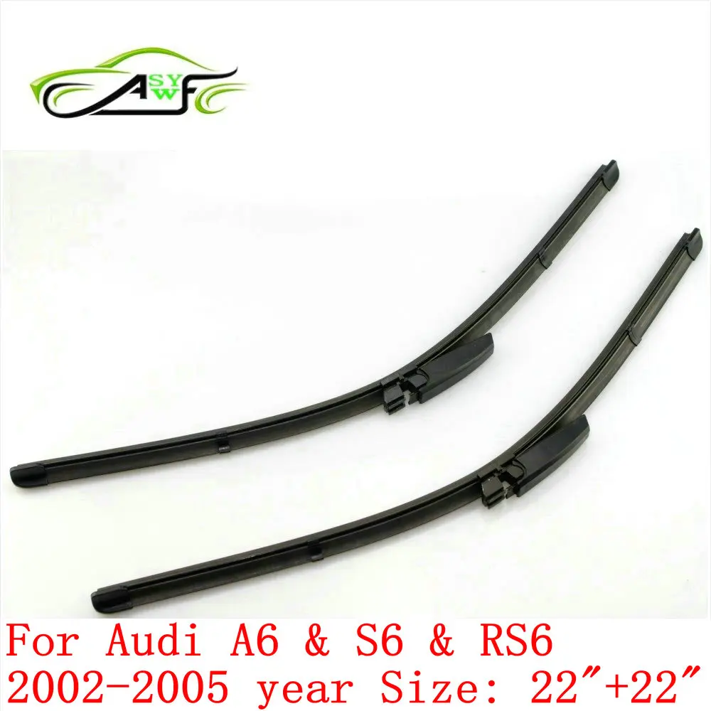Free shipping car wiper blade for Audi A6 S6 RS6 (2002 2005),22"+22