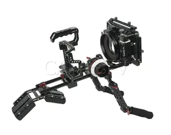 

CAME-TV Protective Cage Plus For GH5 Camera Rig With Hand Grip Support