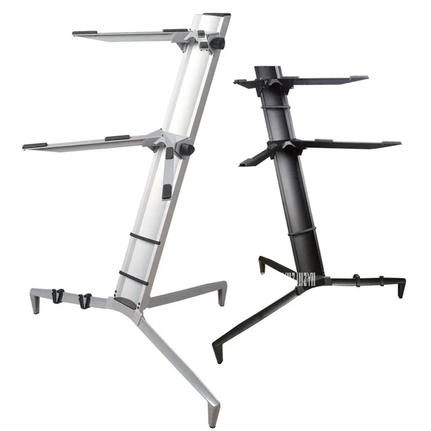 2 Layer Aluminum Alloy Digital Piano Frame Rack Music Stand Holder Height Adjustable Lightweight For Performance KS Series | Спорт и