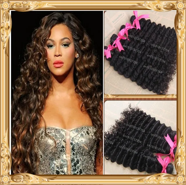 Brazilian Deep Wet And Wavy Weave 5pcs Lot 10inch 30inch Available