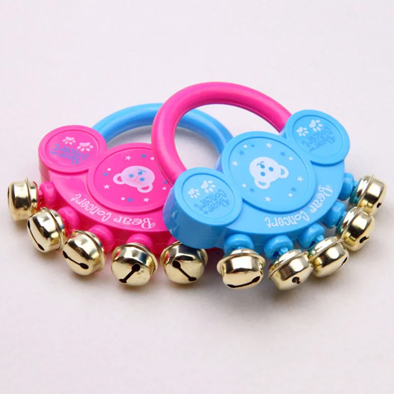 

New Arrival Infant Baby Bell Rattle Toy Hand On The Toy Early Educational Toys For Baby Kids Birthday Gift