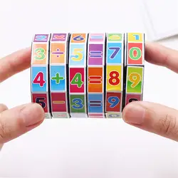 1 предмет Дети Математика цифровые номера игрушки Magic cube головоломки подарок для игры Новые Волшебные кубики обучающие игрушки для детей