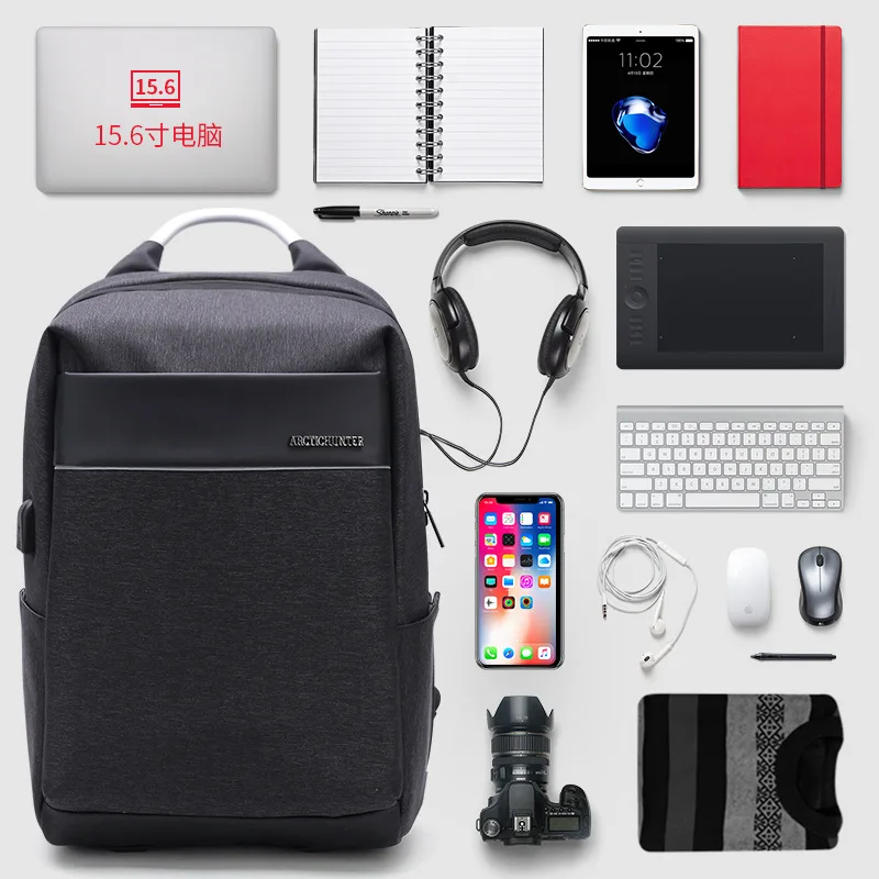 

2019 new computer backpack male European and American trend bag British business backpack men casual outdoor