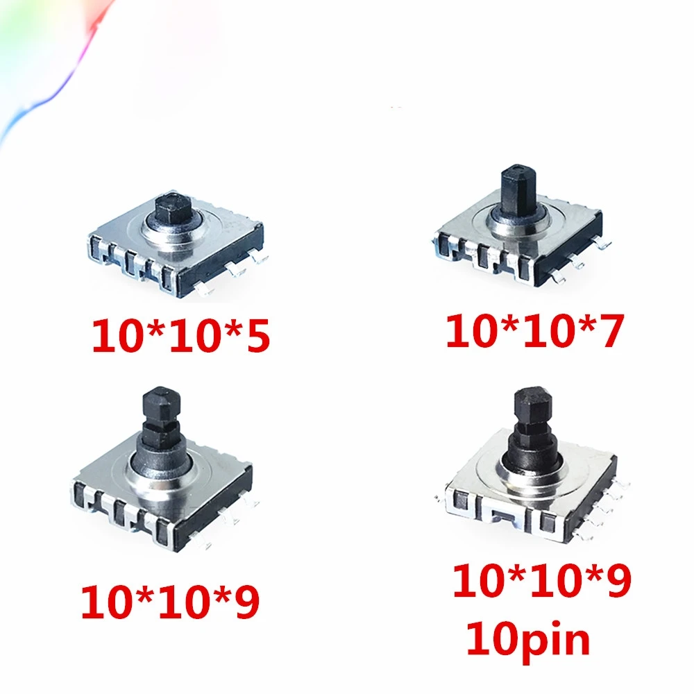 

5pcs 10*10 hexapod five-way switch with positioning post button mobile navigation button touch switch 10x10 lightly