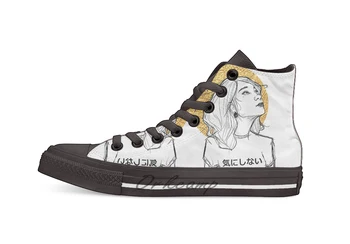 

I don't care Novelty Design Casual Canvas Shoes Custom shoes Drop Shipping