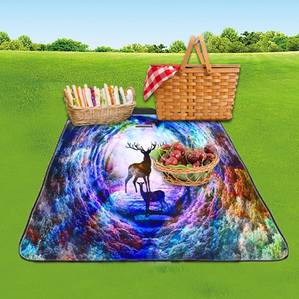 

Delicate Tarp Airbed Waterproof Outdoor Picnic Beach Camping Mat Camping Tarpaulin Play Mat Blanket #XTN