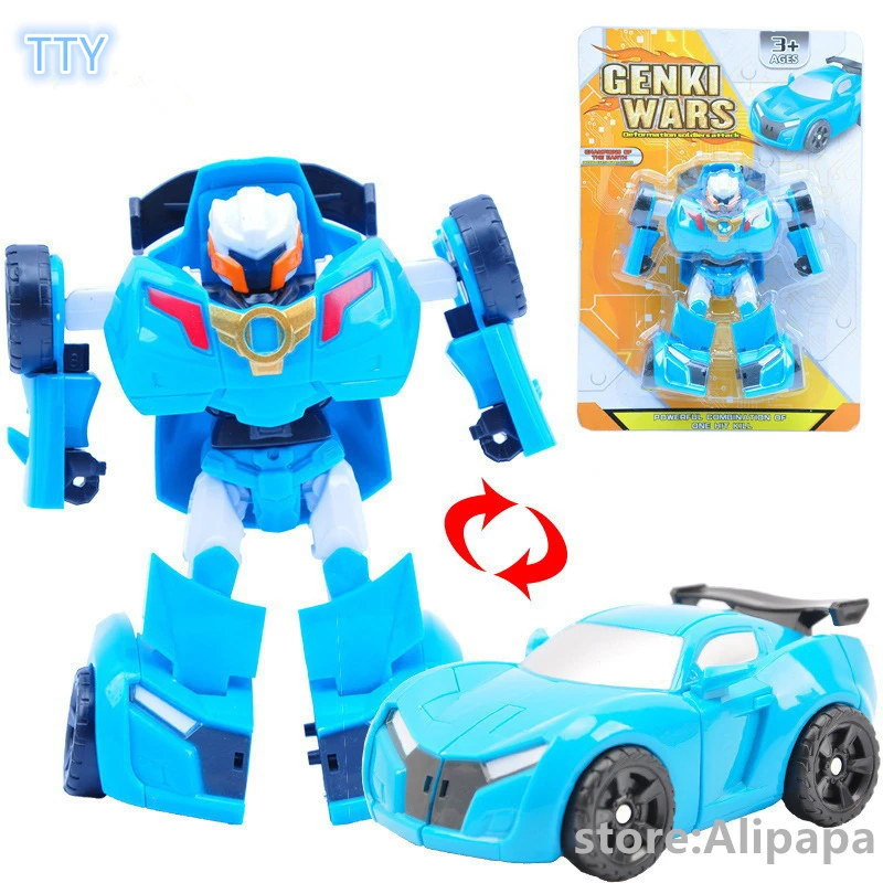 2colors Toboly transformation Robocar cars toy 14cm Korea