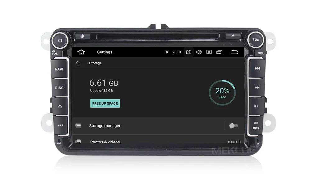 Excellent 1024X600 px5 8" Android 8.0 Octa core 4G RAM Car DVD GPS Radio DVR DAB+ DVD For VW Passat Golf Tiguan Eos Jetta Seat free canbus 16