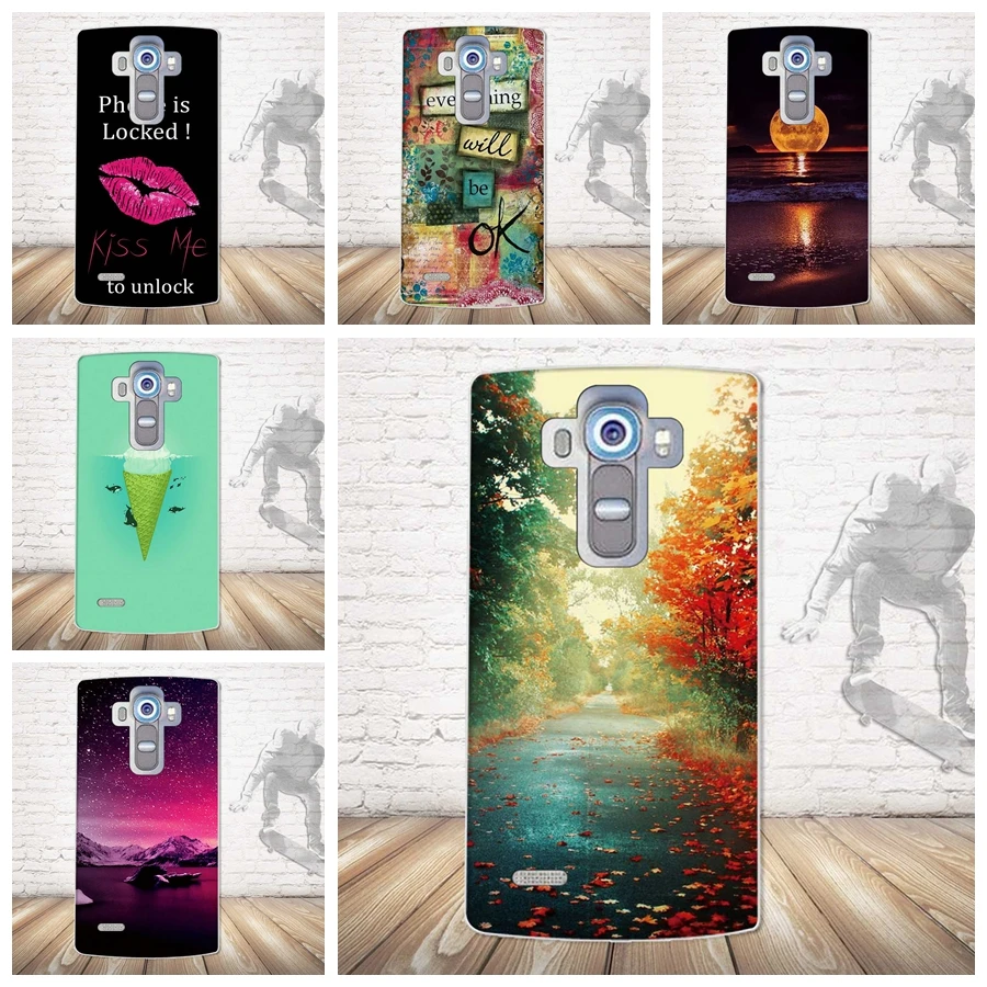 

For LG G4 Stylus/G4 Note/G Stylo LS770 Case Silicone 3D Relief Luxury Paiting TPU Soft Case Cover Skin Hood Gel (Not for LG G4)