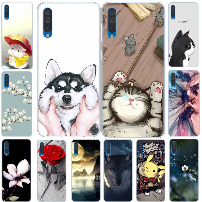 

For Samsung Galaxy A50 Case Soft Silicone TPU Cover Phone Case Clear Bumper Fundas For Samsung A50 A505 SM-A505F A 50 Cover Case