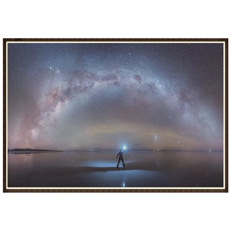 

DIY Diamond Painting Cross Stitch Space Planet Full Round Drilled Diamond Embroidery Color Sky Night Kits Needlework Home Decor