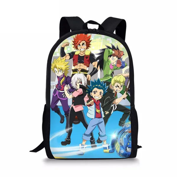 XM1876C THIKIN мультфильм Beyblade Burst печатных подростков девочек школьная сумка для мальчиков 3 шт./компл. рюкзак для студентов школьный рюкзак для детей - Цвет: XM1876C