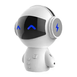 Милый Интеллектуальный робот с bluetooth-динамиками M10 мини умный робот супер низкие частоты, портативный bluetooth-динамик s для power Bank музыкальный