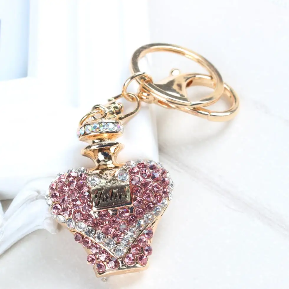 Perfume Bottle Lovely Fashion Cute Rhinestone Crystal
