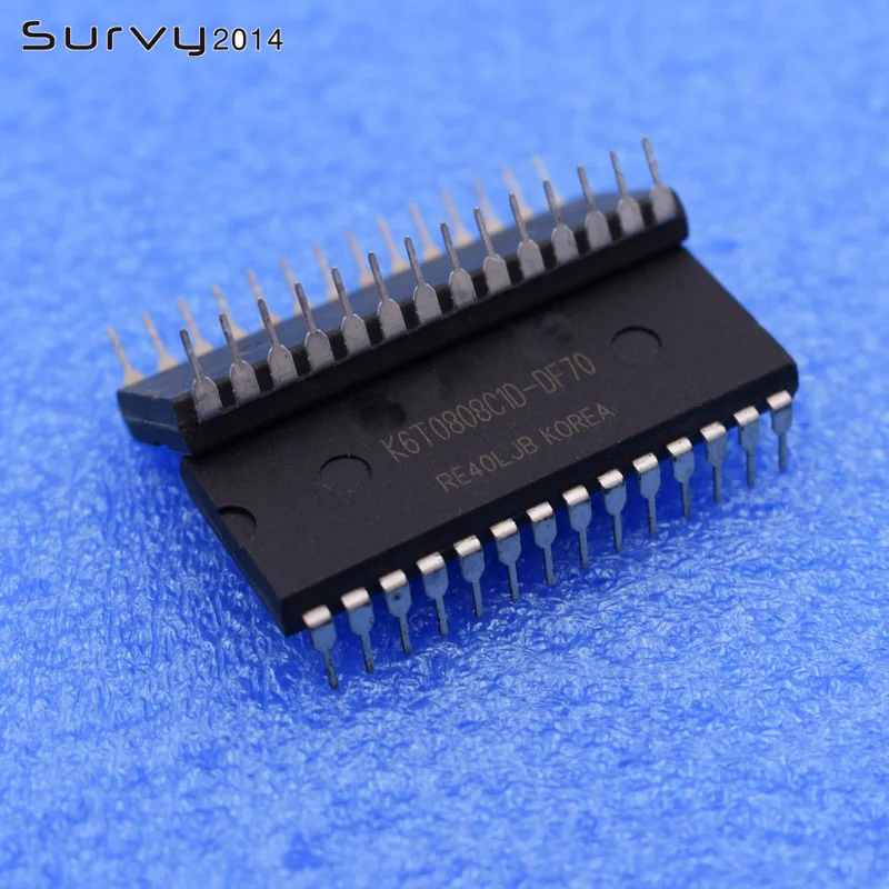 1/5PCS K6T0808C1D-DF70 K6T0808 DIP-28 32Kx8 bit Low Power CMOS Static RAM IC