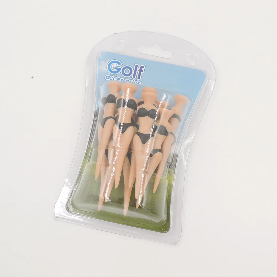 

10PCS Exquisite Durable Plastic Sexy Girl Bikini Girl Golf Model Tee woman model golf tees
