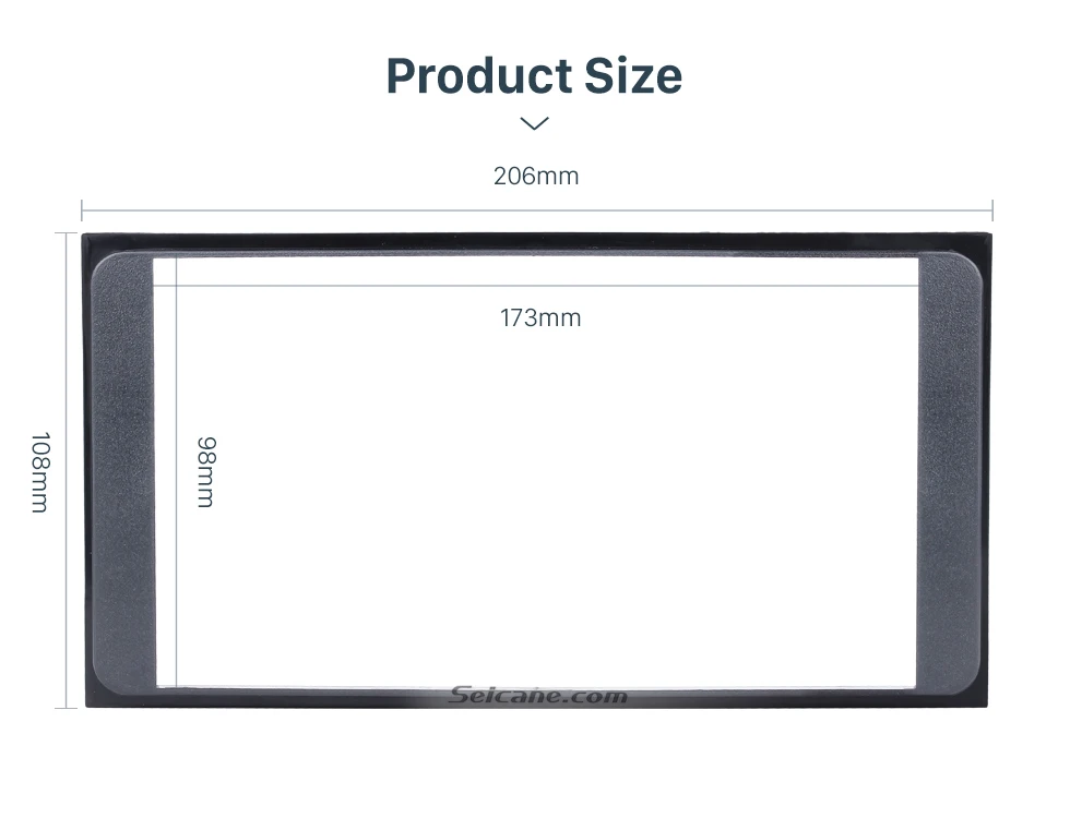 Seicane Двойной Дин Радио фасции рамка панель установка комплект для 2006 Toyota Camry Vios Corolla Wish Altis 4500 CD отделка