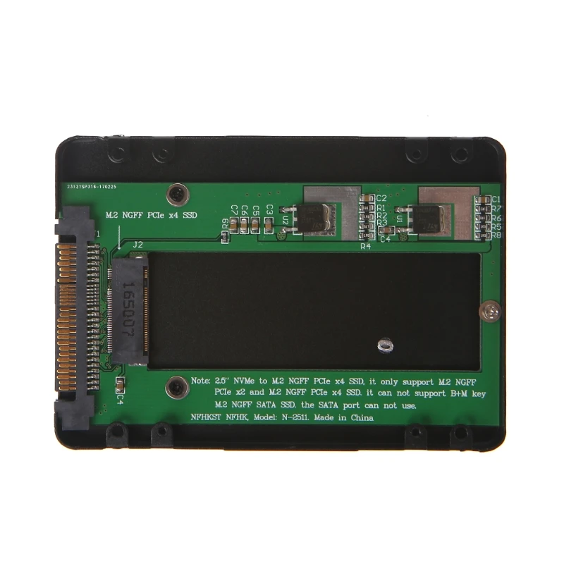 U.2 SFF 8639 к NGFF M.2 M Key PCIE SSD адаптер для корпуса материнской платы T3LB|Платы расширения|