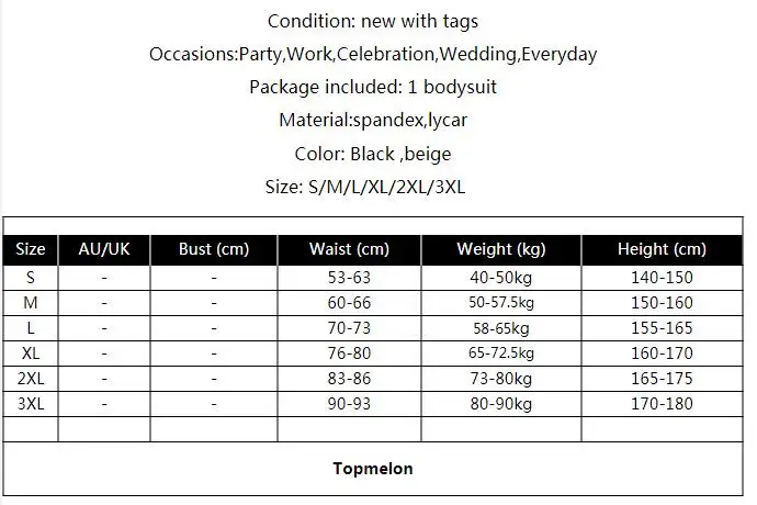 TOPMELON Overbust Shaper женские Связки и Формирователи плюс размер для похудения формирователь тела спандекс Корректирующее белье для женщин