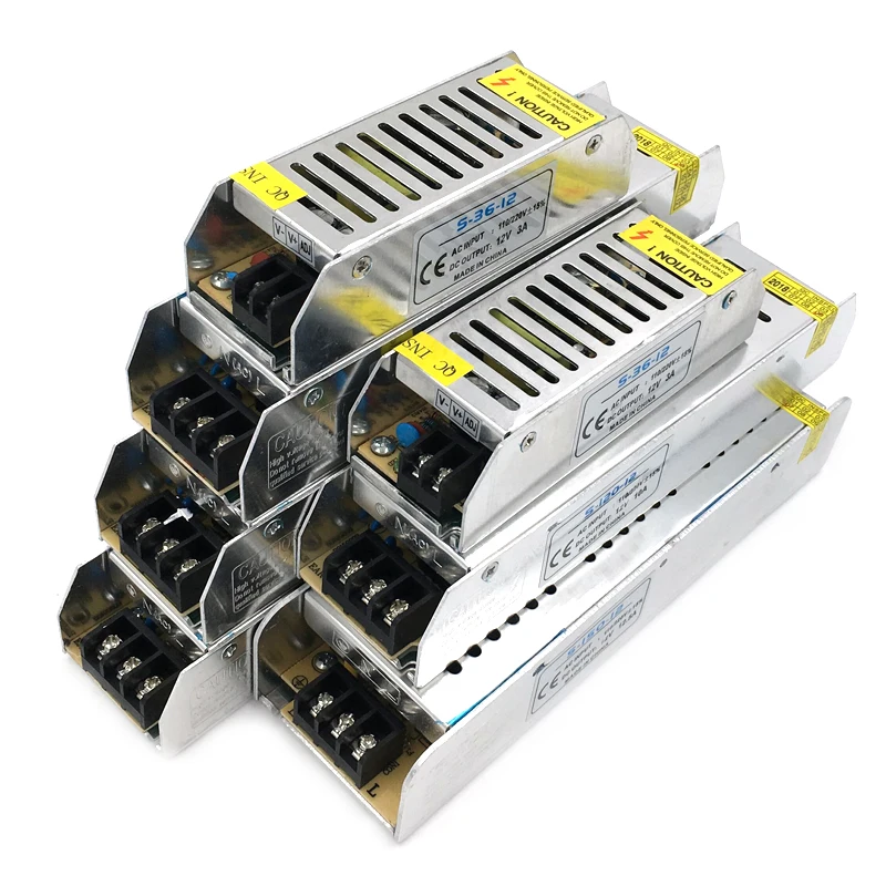 

Led Power Supply 12 V Volt DC 12V LED Driver 12V Power Supply Adapter 12V Lighting Transformers Driver LED trafo 36W 100W