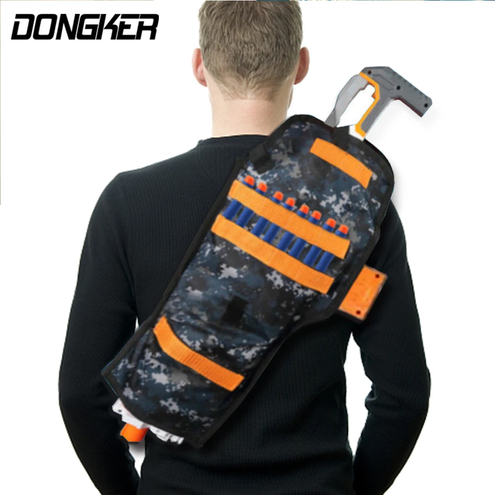 Airsoft Air Gun Bullet Back Pocket Backpack for Nerf N Strike Storage