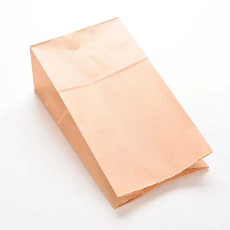 

10pcs brown Kraft paper cake paper bags box food packaging Jewelry Bread Candy Party Bags For Boutique cookie