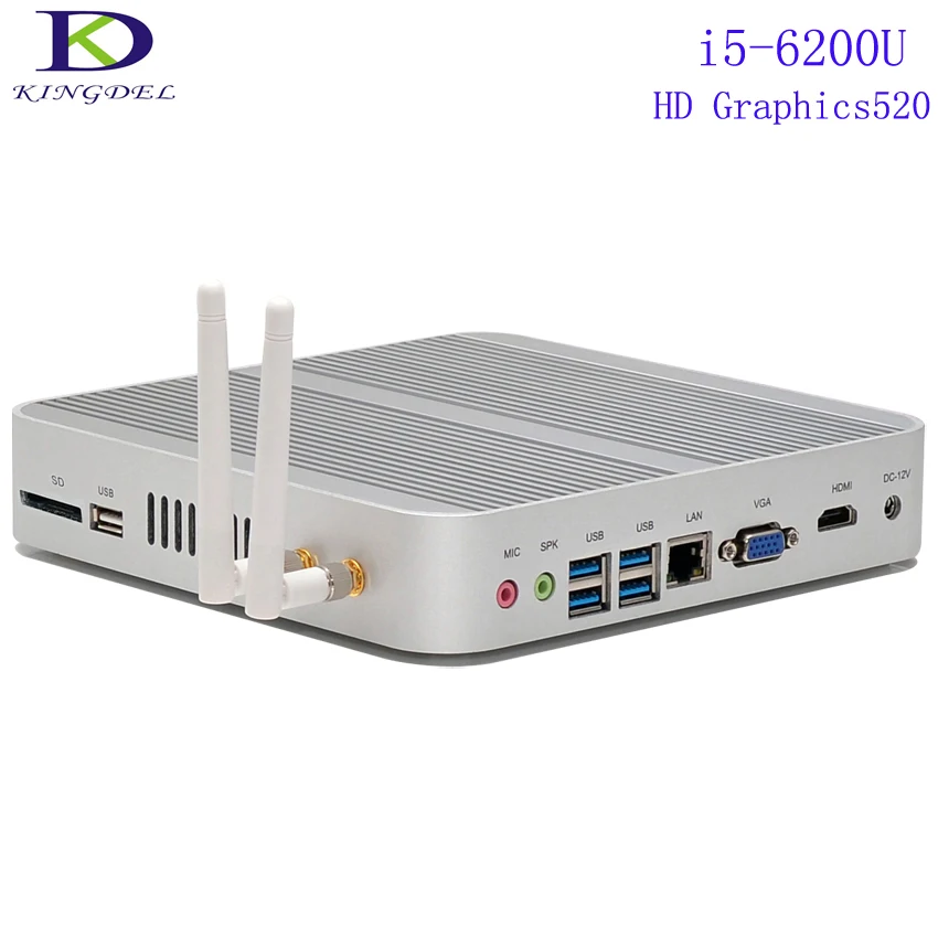 Lowest Price Kingdel Intel i5-6200U 6th Gen. Skylake CPU,Mini Desktop Computer,4K HTPC,Intel HD Graphics520,HDMI+VGA+SD Card Port,Wifi,Win 10 Lowest Price Kingdel Intel i5-6200U 6th Gen. Skylake CPU,Mini Desktop Computer,4K HTPC,Intel HD Graphics520,HDMI+VGA+SD Card Port,Wifi,Win 10