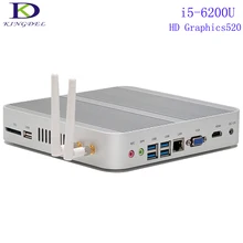 Kingdel Intel i5-6200U 6th Gen. Skylake CPU,Mini Desktop Computer,4K HTPC,Intel HD Graphics520,HDMI+VGA+SD Card Port,Wifi,Win 10
