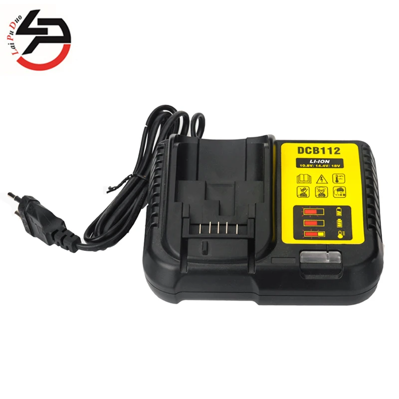 

DCB112 Li-ion Battery Charger For Dewalt 10.8V 12V 14.4V 18V DCB120 DCB127 DCB200 DCB201 DCB203 DCB204 DCB205 DCB206 battery