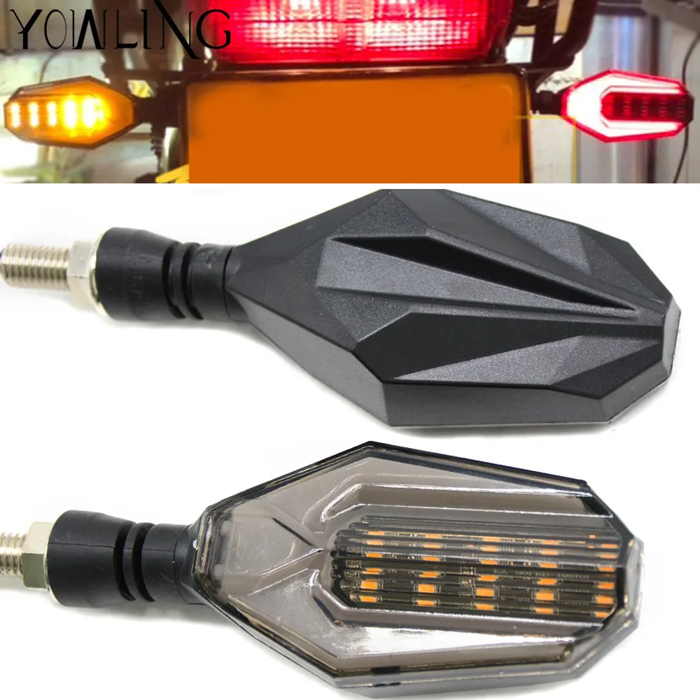 

Motorcycle LED Turn Signal Indicators Light Amber Blinker Light 12V led Lamp Super Bright FOR KTM DUKE 390 125 200 690 2013-2018