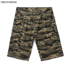 Плюс размер 48 новые летние мужские мешковатые мульти карман военные на молнии карго Шорты повседневные мужские тактические шорты