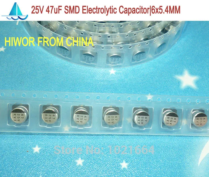 25V 47uF SMD 6x5.4