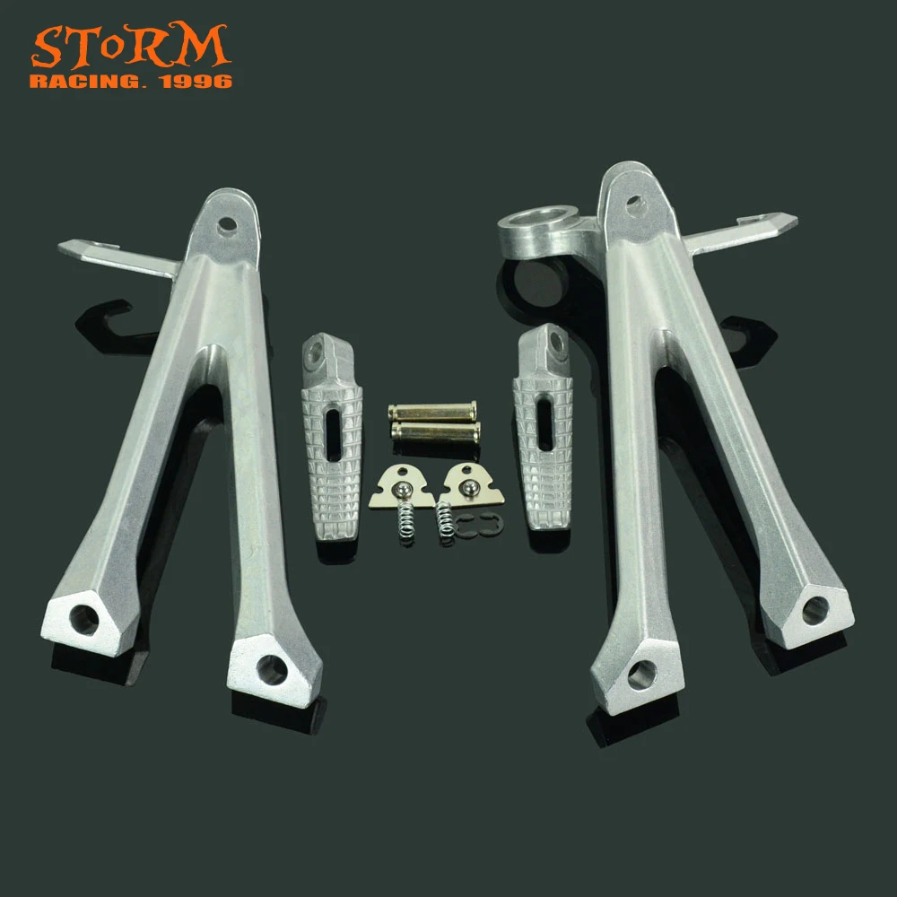 Rear Footpegs Foot Pegs Footrest Pedals Bracket For SUZUKI GSXR600