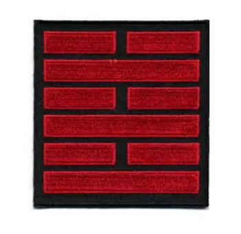 

GI Joe Red & Black Snake Eyes Movie Logo 3.5" Embroidered LOGO Iron On Patch Emo Goth Punk Rockabilly Customized patch available