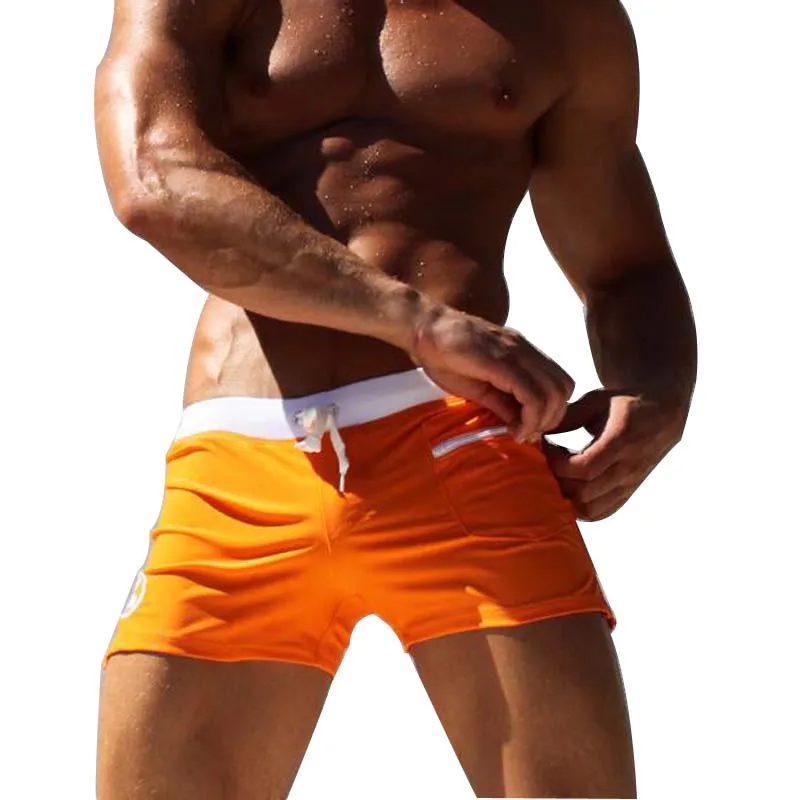 

Brand Men Sportswear Swimwear Men's Swimsuit Swimming Trunks Boxers Shorts Sports Plus Size Swim Men Beach Shorts Sunga