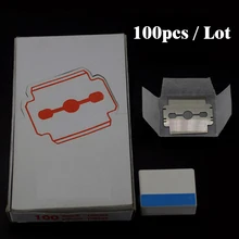 100pcs box Stainless Steel Blades for Foot Hard Skin Remover Hand Foot File Foot Care pedicure