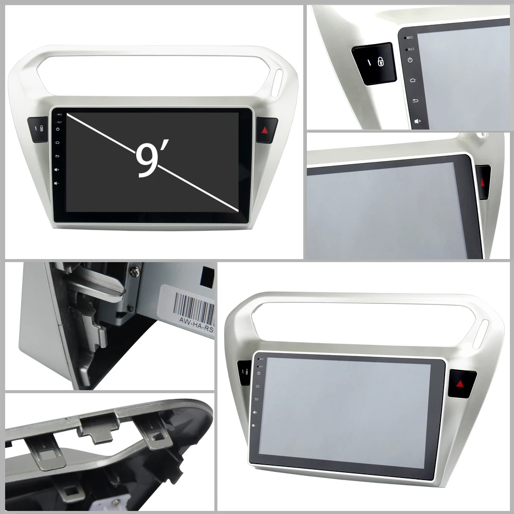 Clearance Car 2 din android GPS for Peugeot 301 2014 2015 2016 Elysee Autoradio navigation head unit multimedia radio browser PX5 8-Core 4