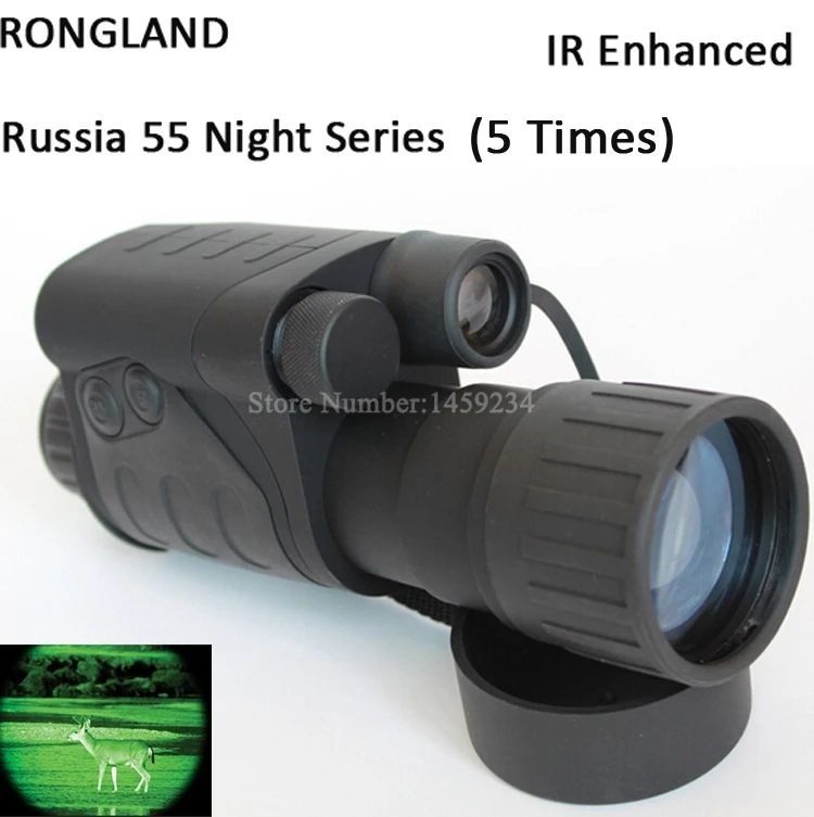 Gen1 full dark night vision sight 5X50 monocular infrared night vision goggles telescope for hunting scope free shipping