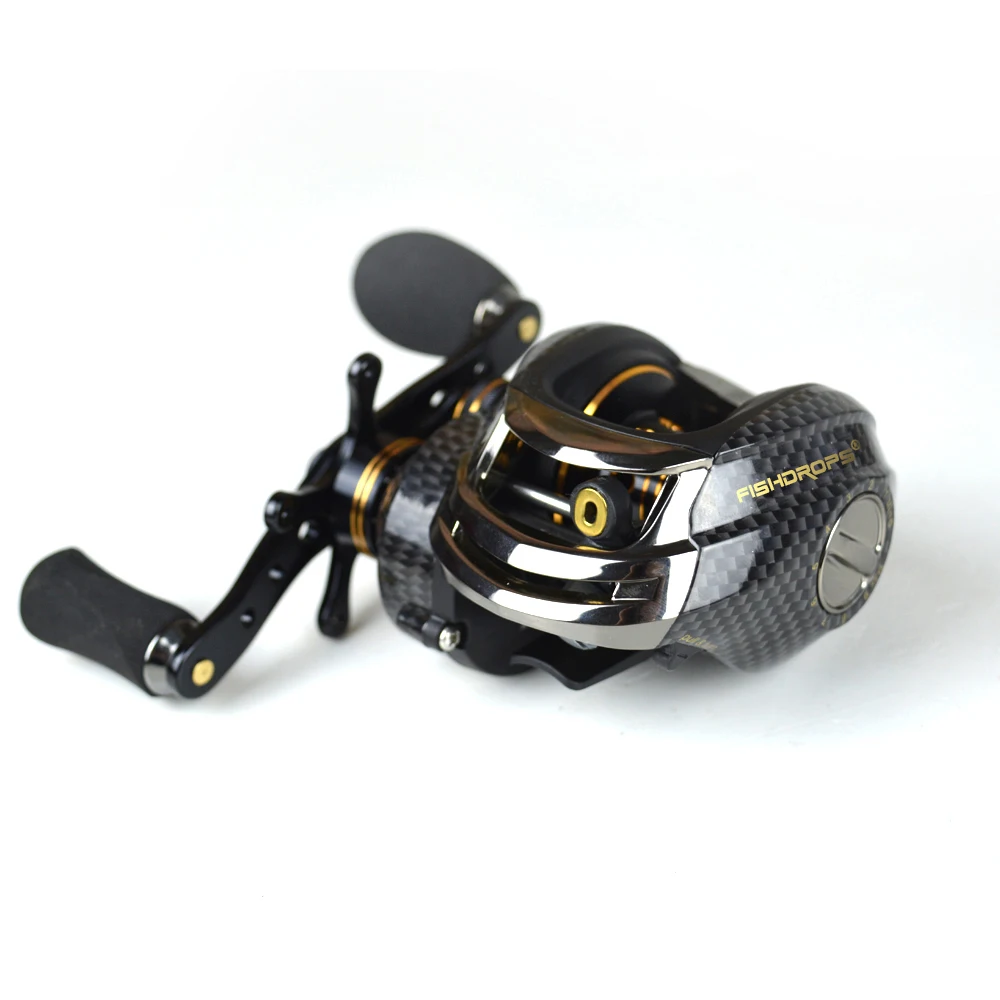 FISHDROPS LB200 Baitcasting Reel 18 Ball Bearings Carp Fishing Bass