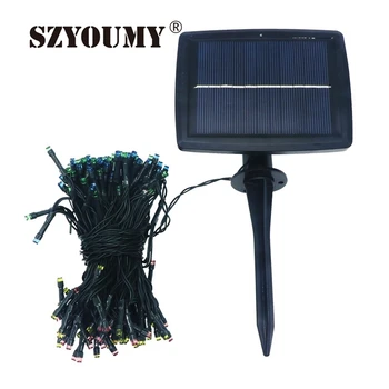 

SZYOUMY Bigger Solar Panel Powered Led String Light 200Leds 22M Garden Light Outdoor Solar Panel Light For Christmas/Holiday