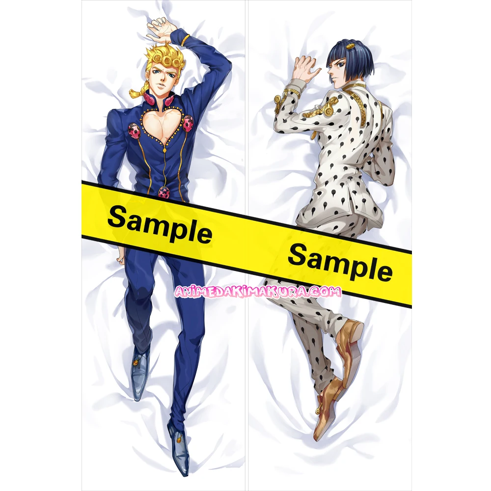 

JoJo's Bizarre Adventure Dakimakura Giorno Giovanna Bruno Bucciarati Anime Hugging Body Pillow Case Cover